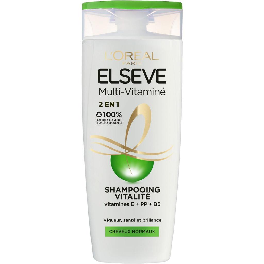L’Oréal Paris Elseve Multi-Vitaminé 2 en 1 – Shampooing revitalisant