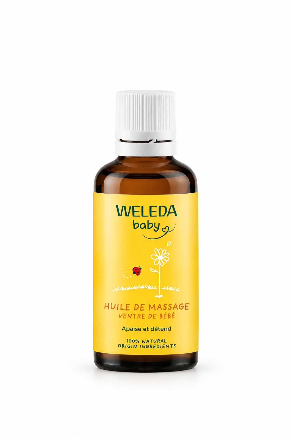 Weleda huile de massege ventre de bébé 