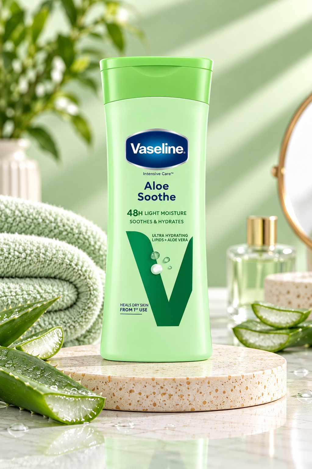 Vaseline aloe soothe 400 ml