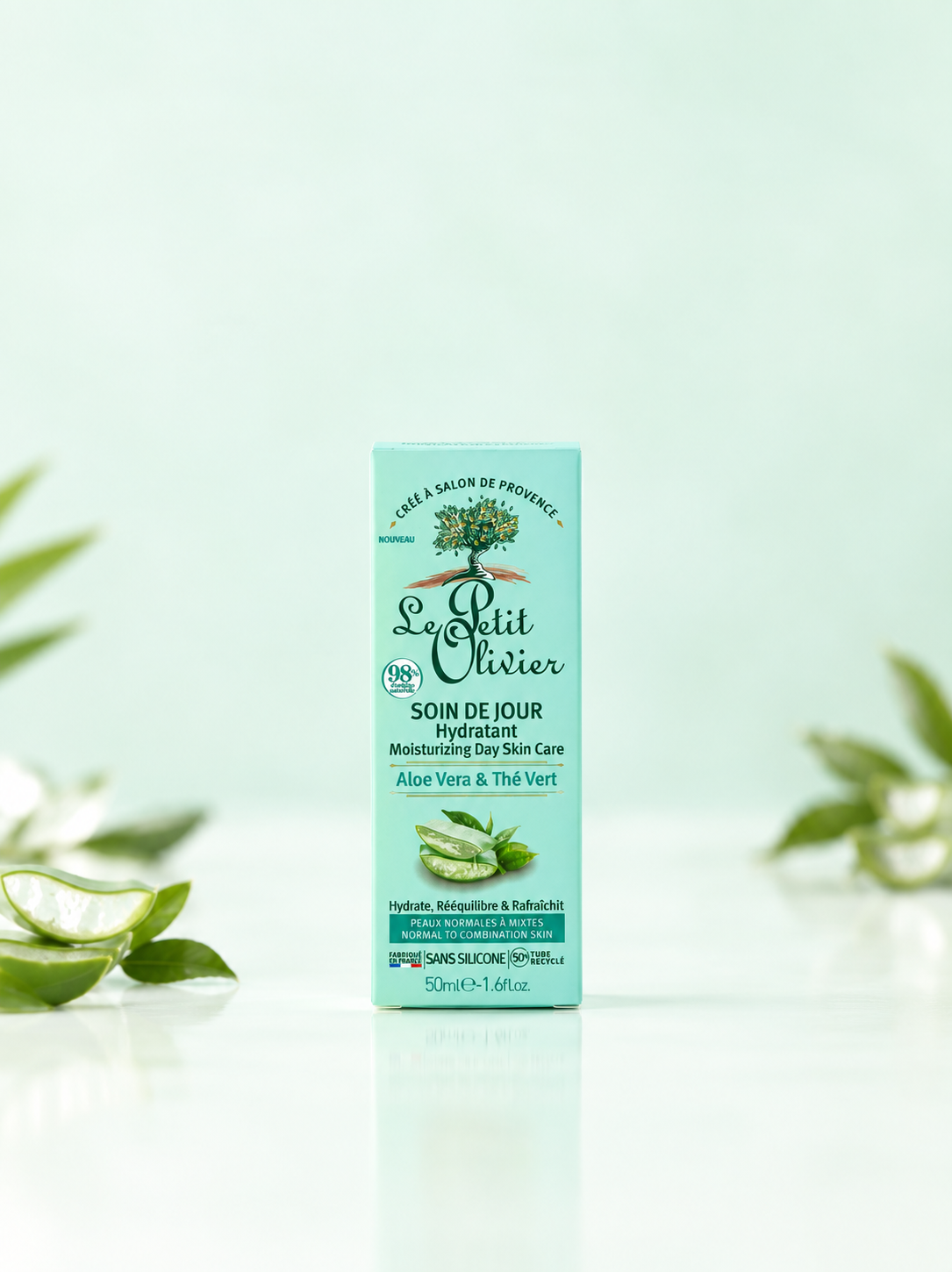 Le petit olivier Soin de Jour hydratante avec Aloe Vera