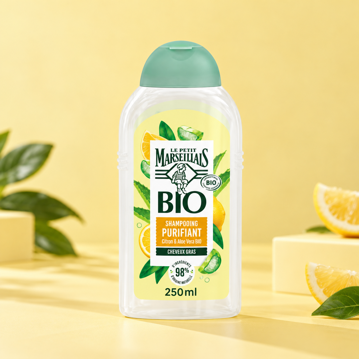 Le petit marseillais shampoing purifiant citron et aloe vera