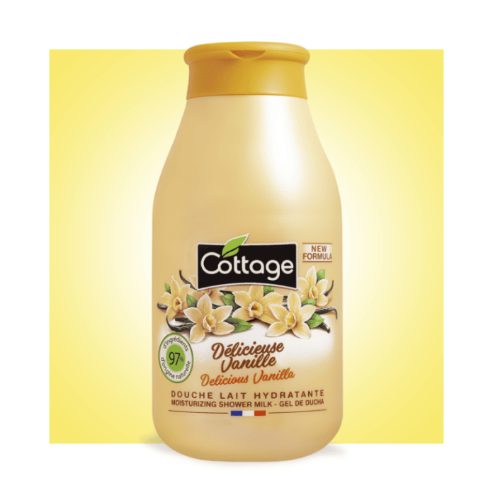 Cottage – Douche Lait Hydratante Délicieuse Vanille