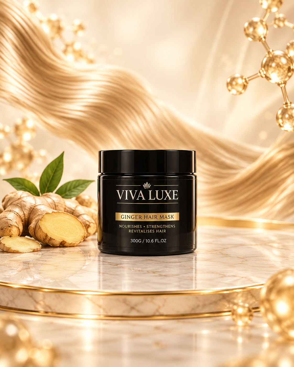 Vivaluxe ginger hair mask 