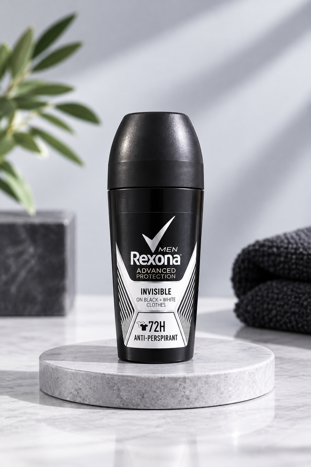 Rexona Men Invisible 🖤 : Anti-transpirant 72h