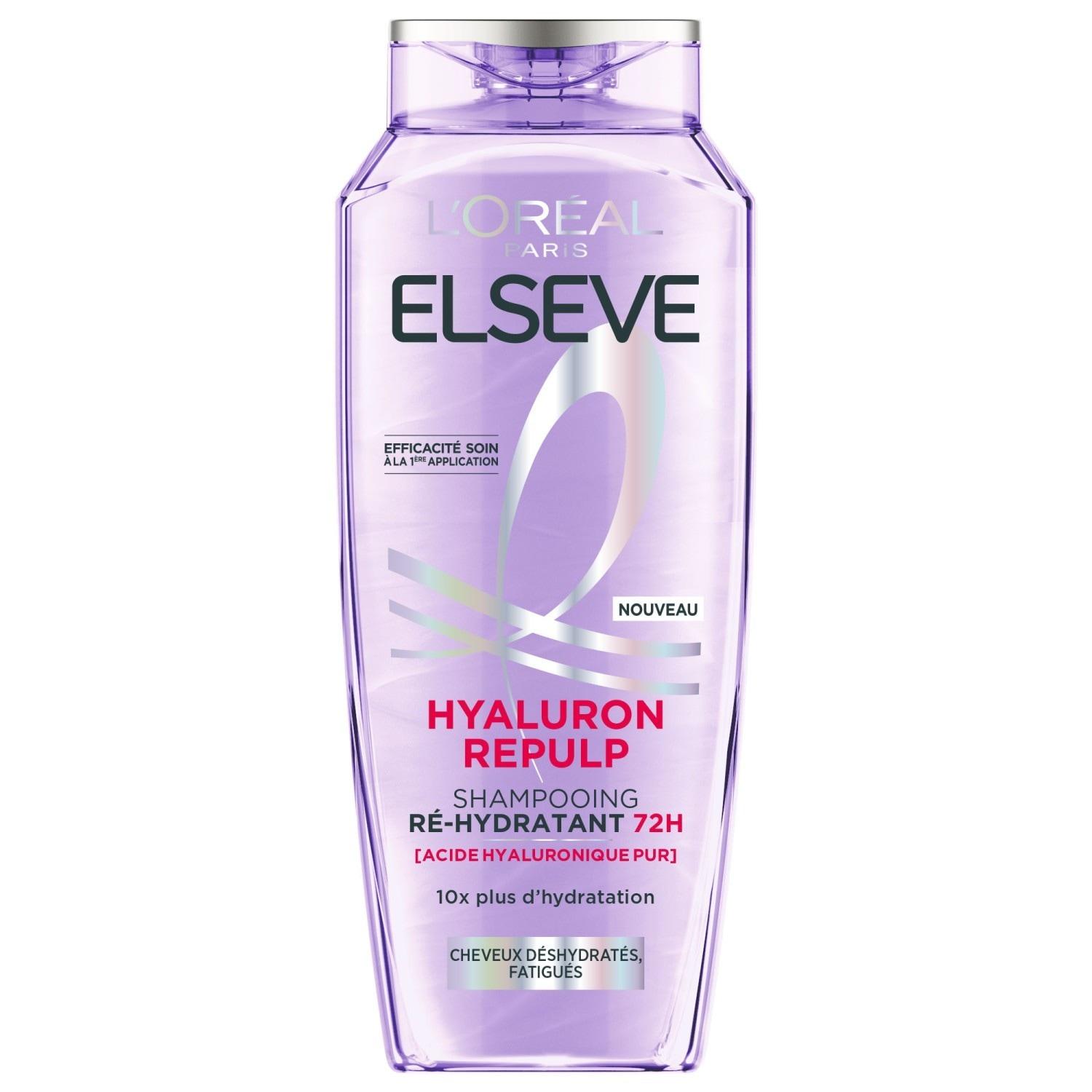L’Oréal Paris Elseve Hyaluron Repulp – Shampooing réhydratant 72H