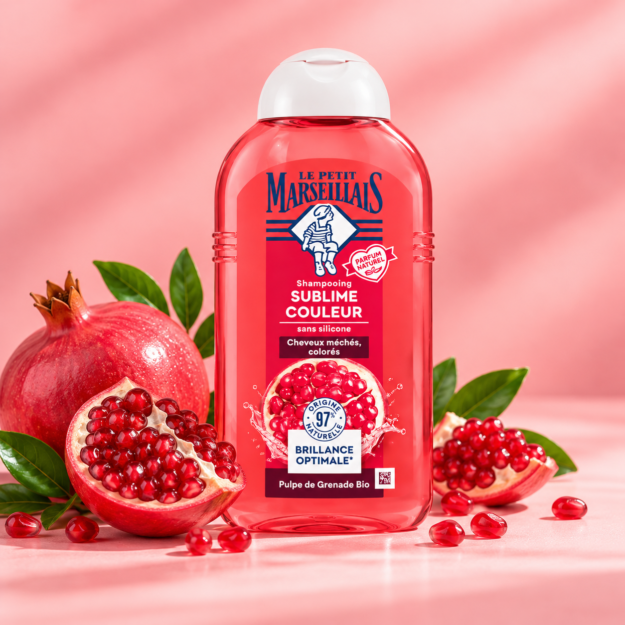 Le petit marseillais shampoing pulpe grenade bio