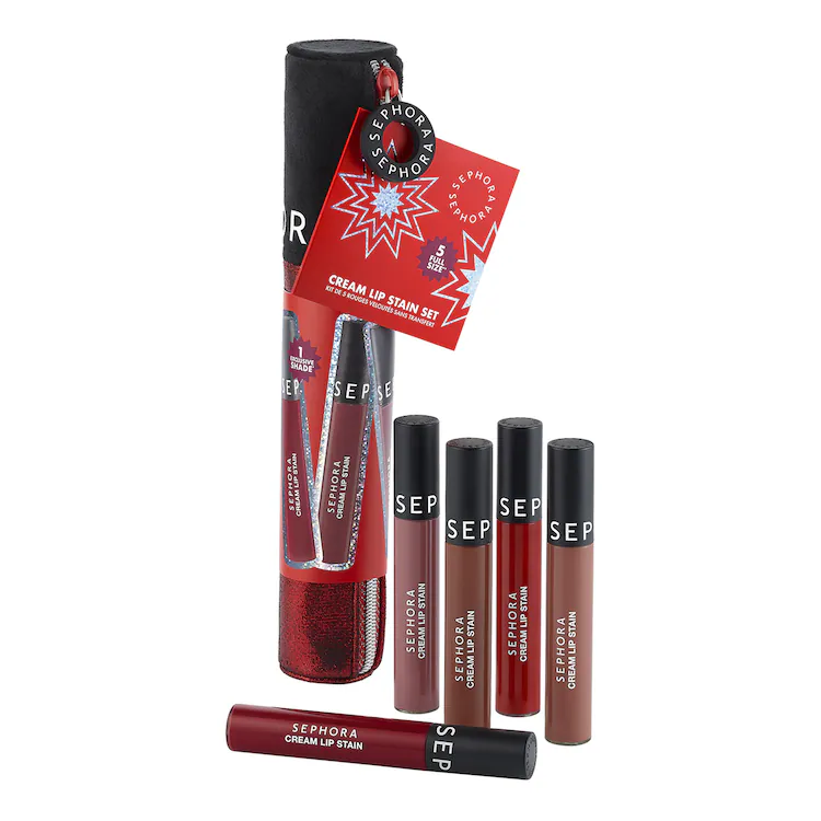  Coffret de rouges à lèvres liquides mats 