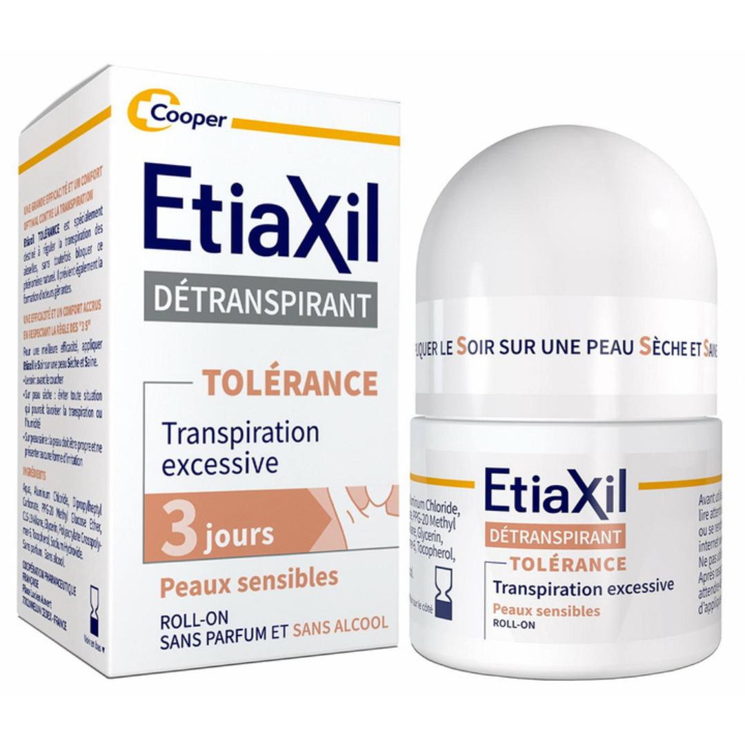 Etiaxil Tolérance – Détranspirant Aisselles