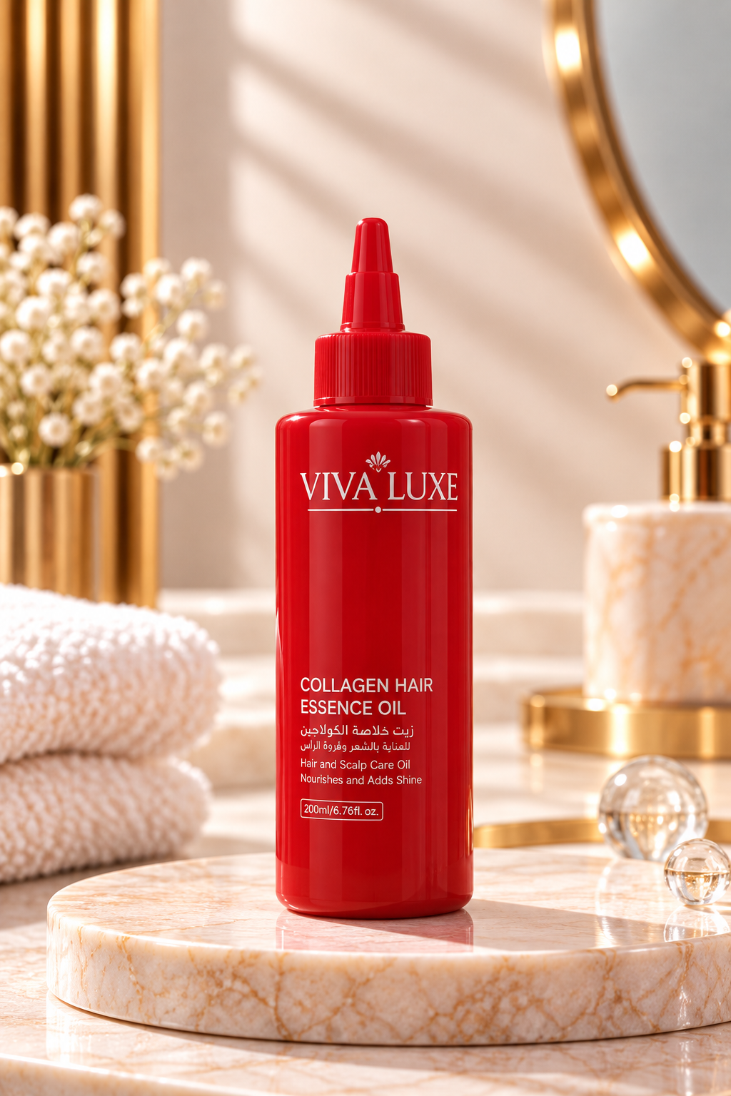 Vivaluxe collagen hair oil