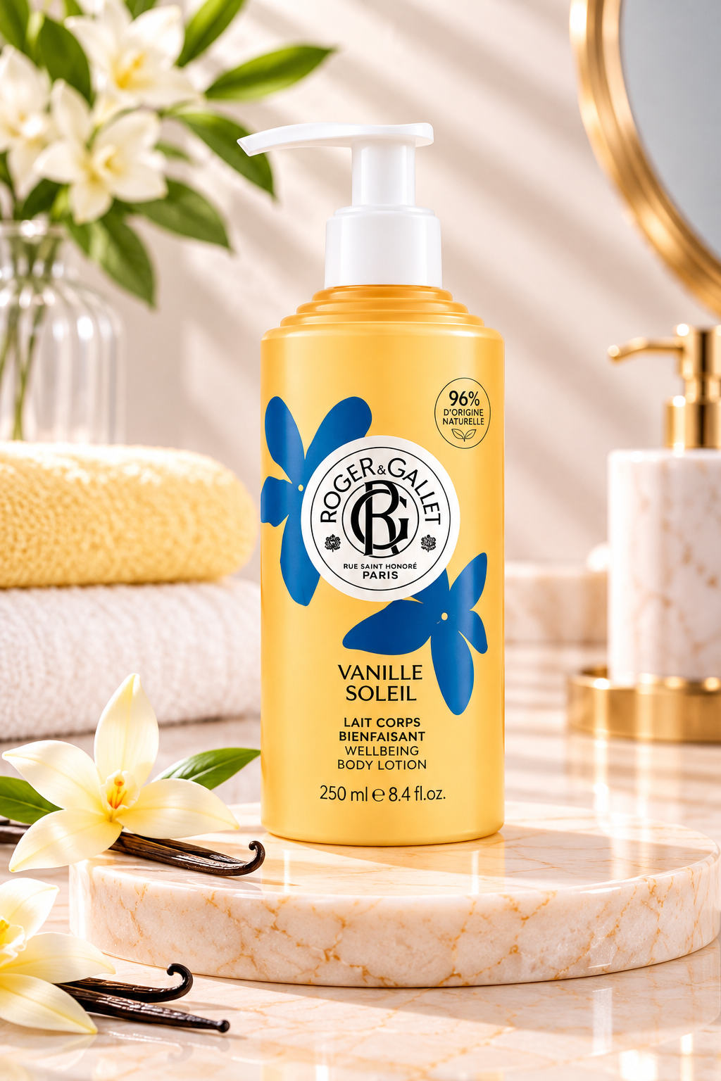 Roger & Gallet lait corps vanille soleil