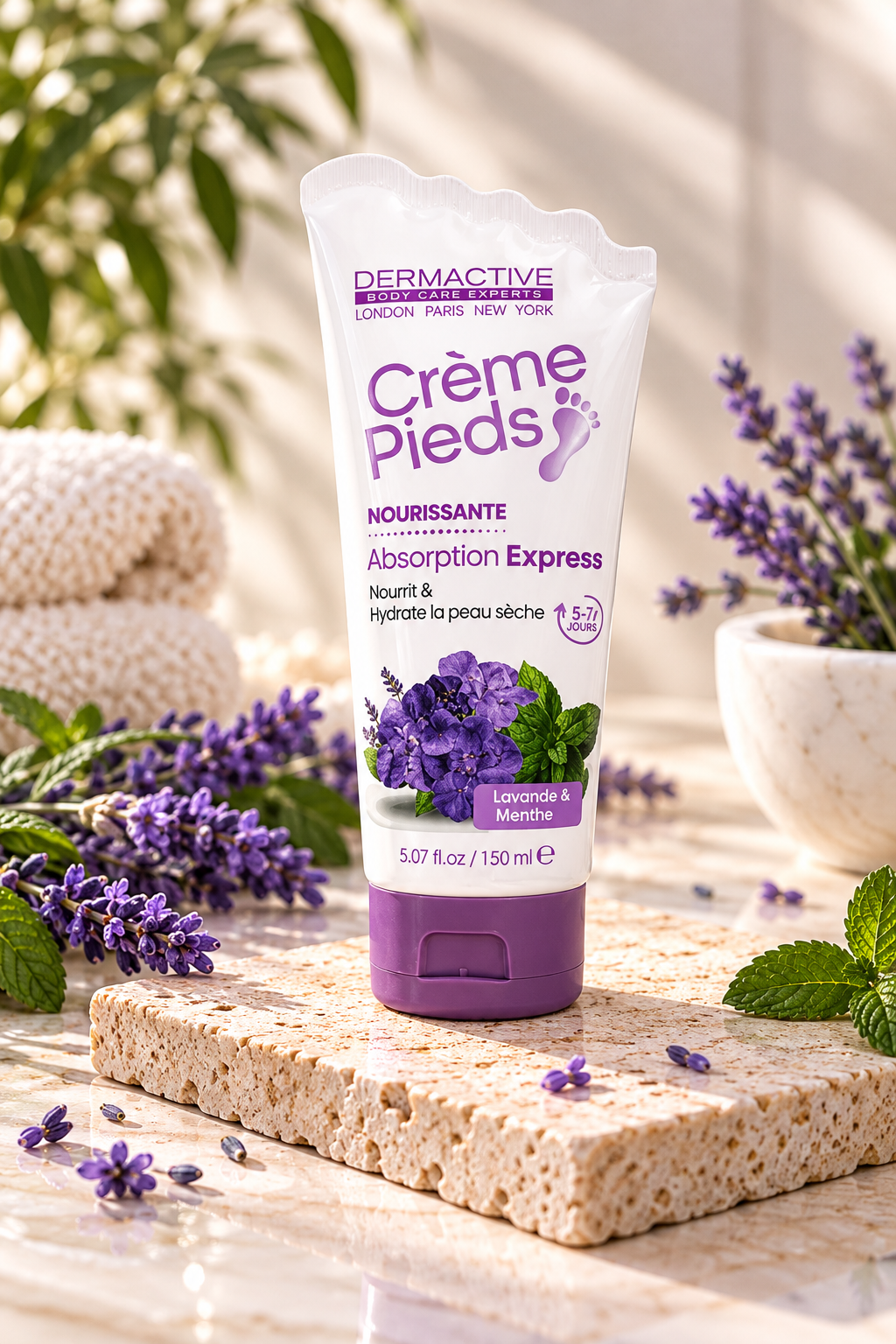 Dermactive créme pieds lavade et menthe