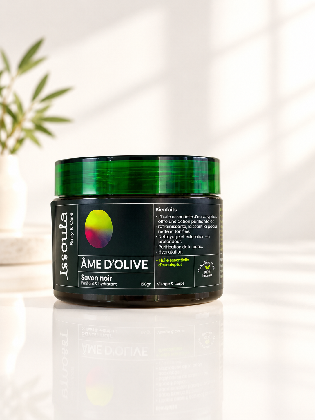 ISSOULA âme d'olive savon noir 