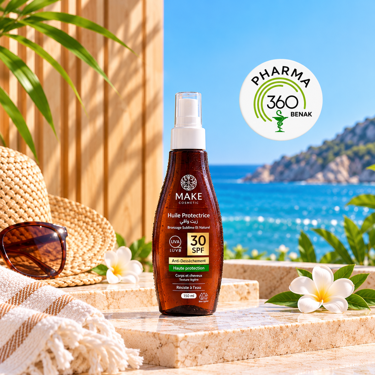 Make Huile protecrice spf 30