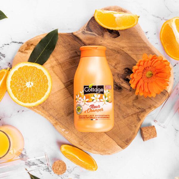 Cottage Douche Lait Hydratante Fleur d’Oranger