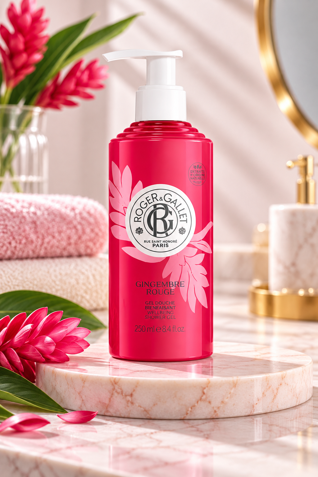 Roger & Gallet lait corps gingembre rouge 