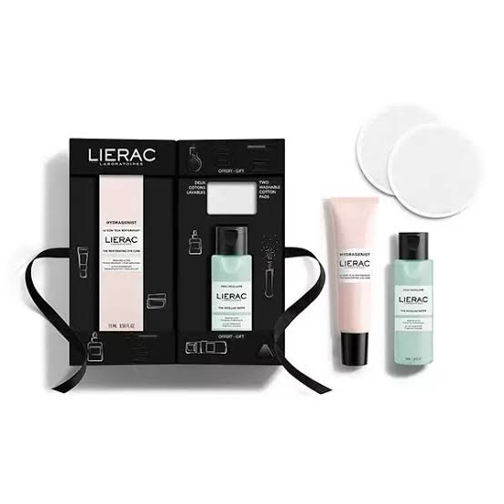 Lierac coffret hydragenit yeux + eau micellaire