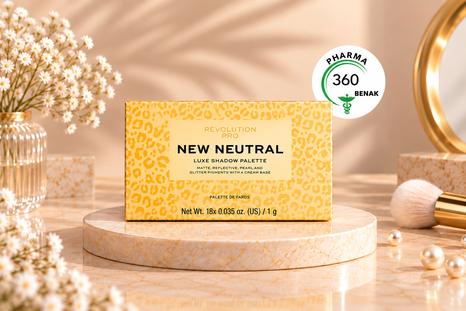 Revolution pro new naturel luxe shadow palette 