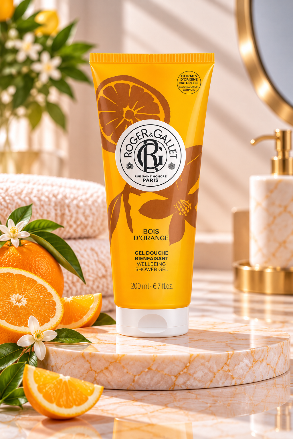 Roger&gallet bois d'orange gel douche