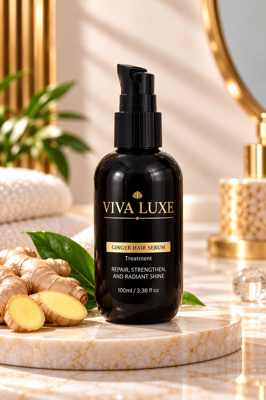 vivaluxe ginger hair serum