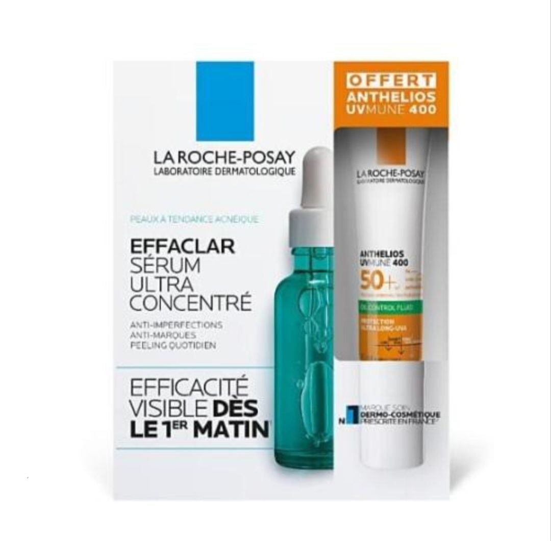 La Roche-Posay Effaclar Sérum Ultra-Concentré 30 mL + Anthelios offert