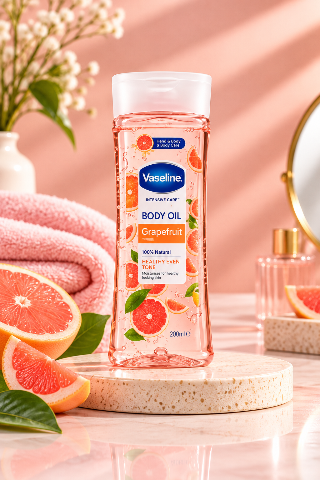 Vaseline body oil grapfruit