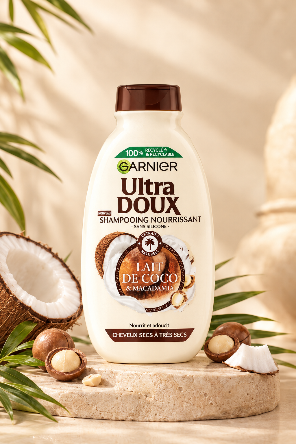 Ultra doux shampoing lait de coco