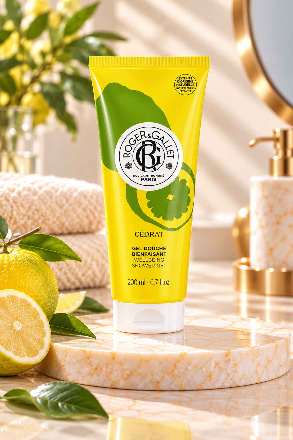 roger & gallet cedrat gel douche