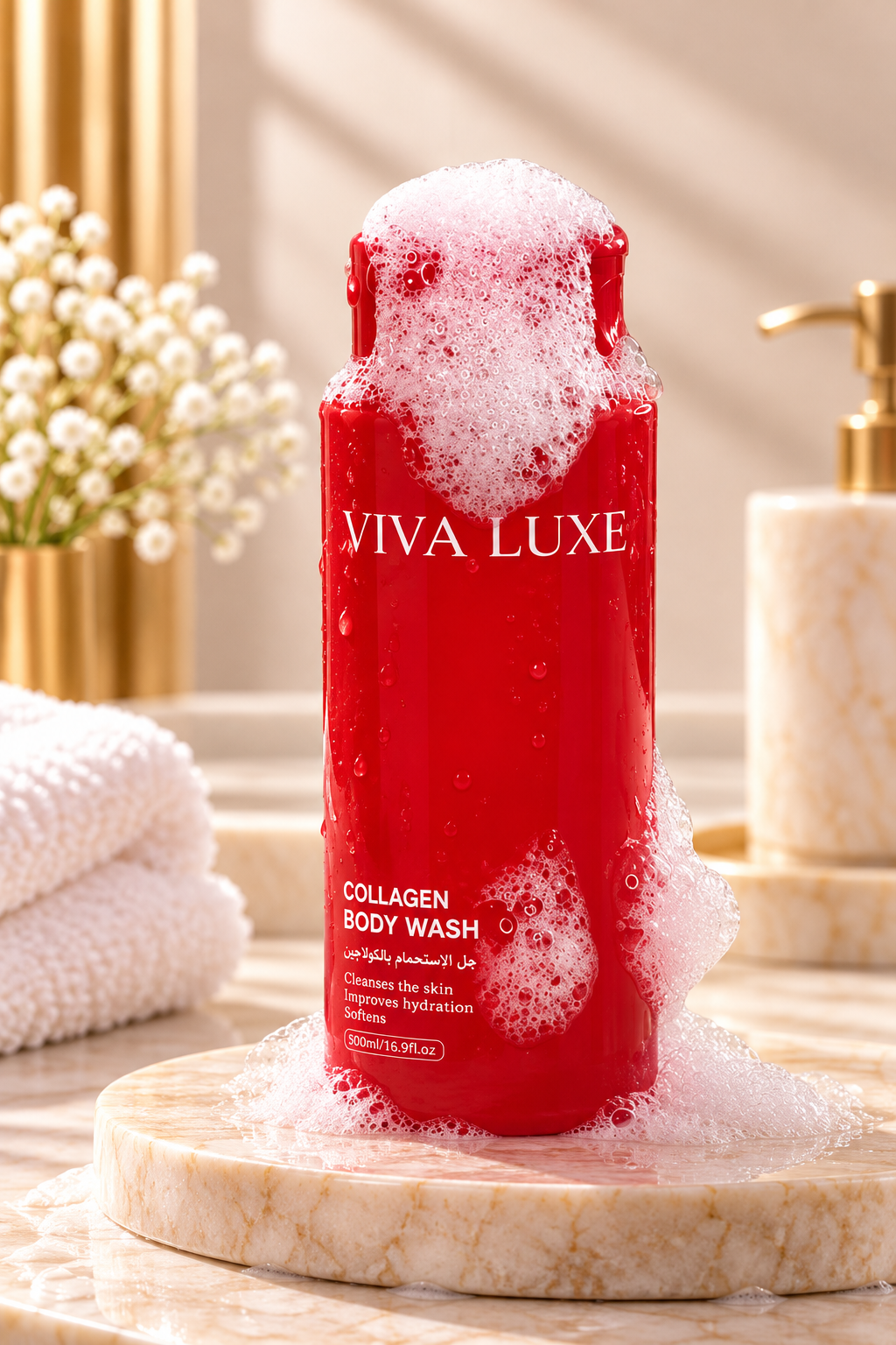 Vivaluxe collagene body wash 